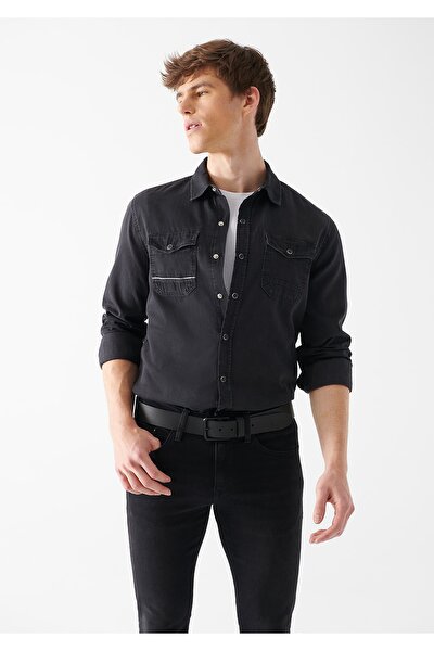 Hemd - Schwarz - Regular Fit