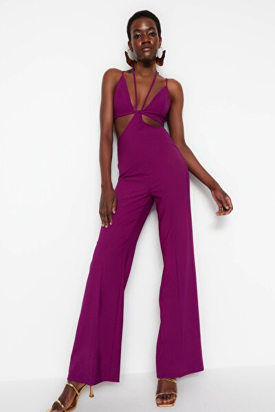 Jumpsuit - Purple - Fitted