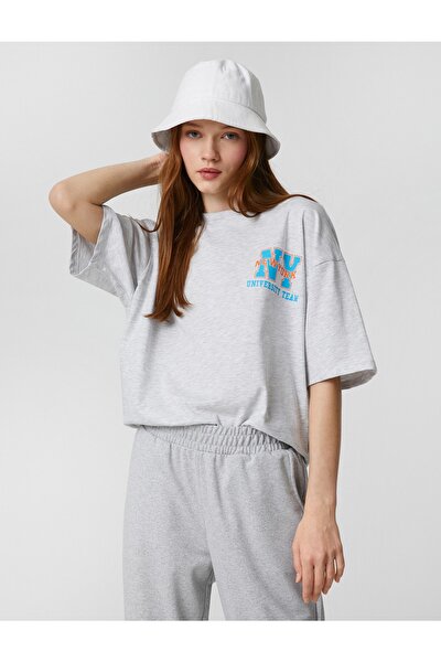 T-Shirt - Grau - Oversized