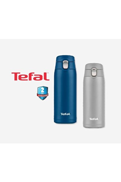 Tefal Travel Mug K3082114, Termosmugg, Blå, 0,36L, Diskmaskinssäker, Temperatur Bevarande, 100% Läckagesäker