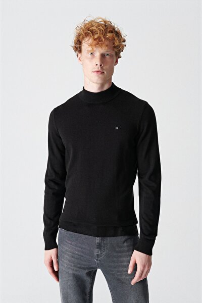 Sweater - Black - Slim fit