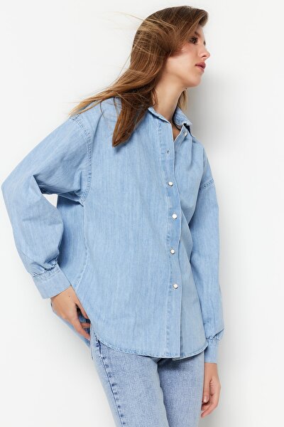 Hemd - Blau - Oversized