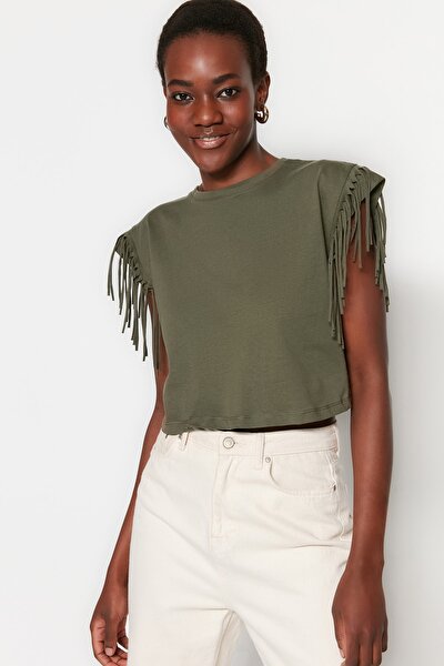 T-Shirt - Khaki - Regular Fit