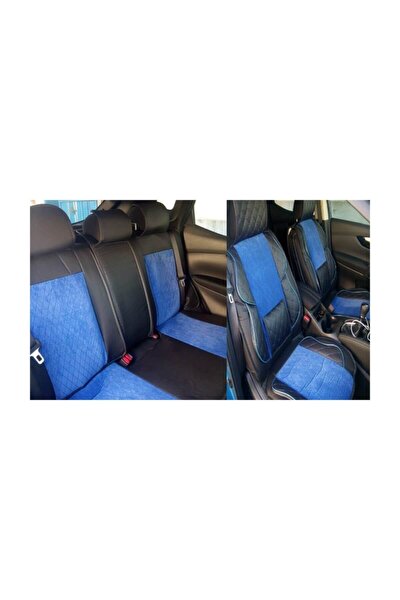 senturk renault megane oto koltuk kilifi seti deri ortopedik on arka komple takim mavi siyah fiyati yorumlari trendyol