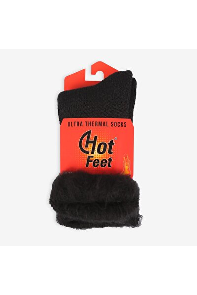 Bolero İçi Polarlı İnce Görünümlü Siyah Külotlu Çorap - N21 - Çorap  Toptancısı
