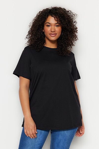 Plus Size T-Shirt - Black - Regular fit