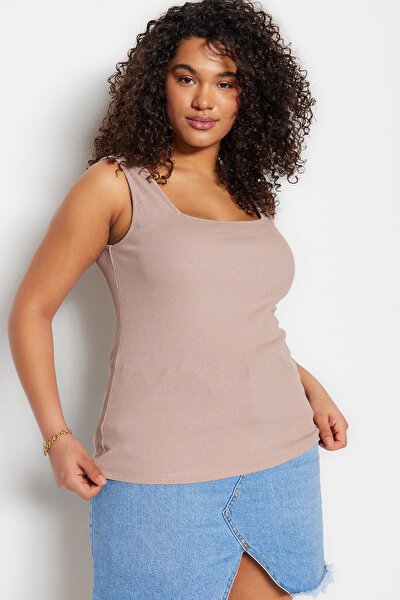 Plus Size Camisole - Brown - Regular fit