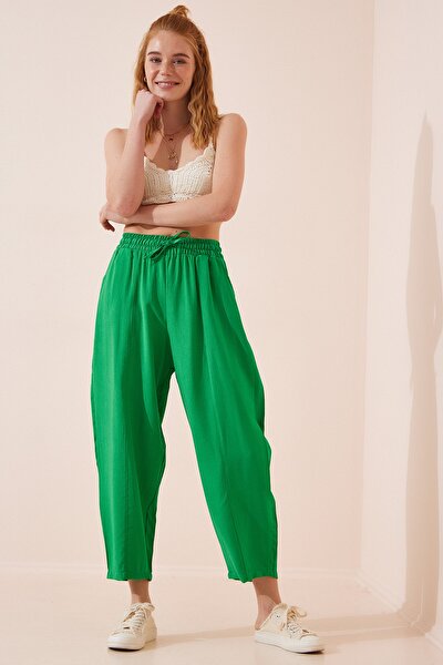 Hose - Grün - Karottenhose