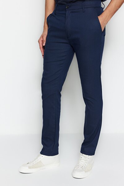 Hose - Dunkelblau - Straight