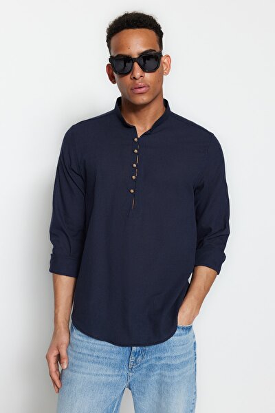 Hemd - Dunkelblau - Regular Fit