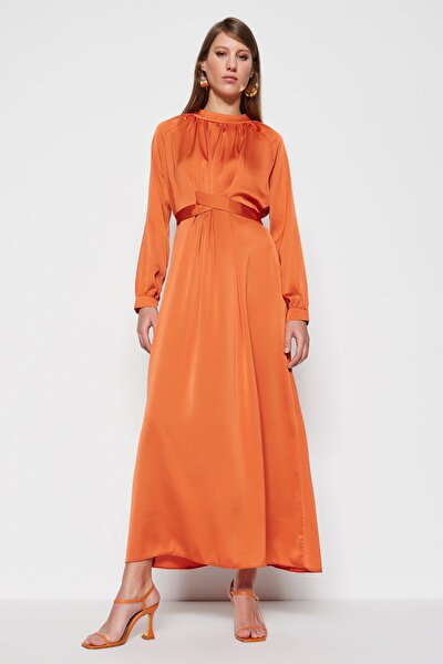 Evening Dress - Orange - A-line
