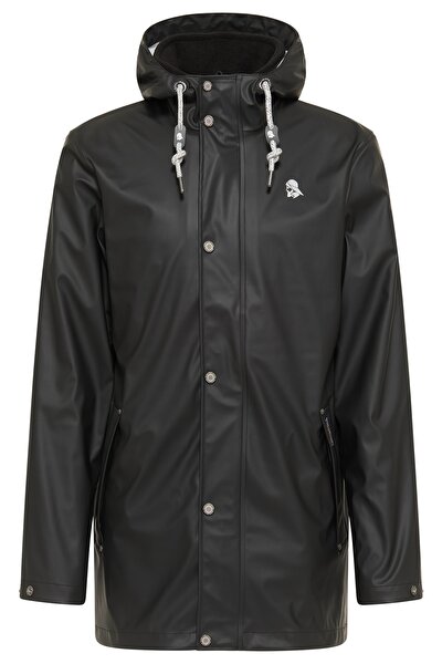 Regenjacke - Schwarz - Parka