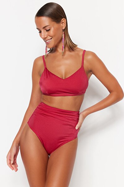 Bikini-Hose - Bordeaux - Unifarben