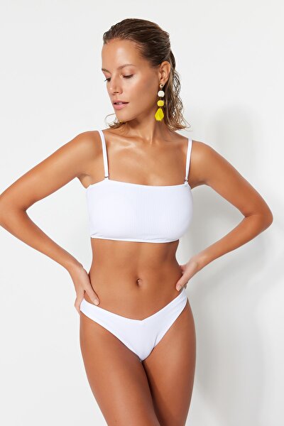 Bikini Top - White - Plain