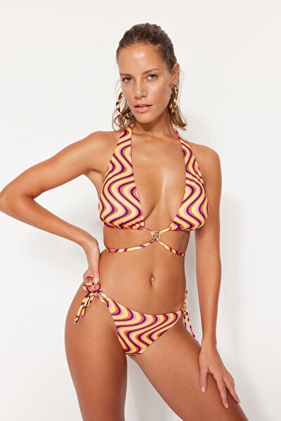 Bikini-Set - Mehrfarbig - Geometrisches Muster