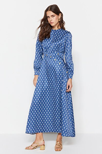 Dress - Navy blue - A-line