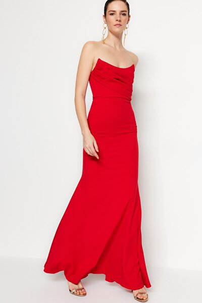 Evening & Prom Dress - Red - Mermaid
