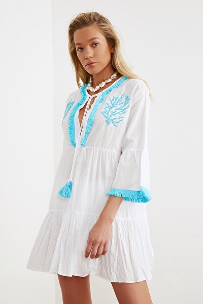 Kleid - Weiß - Skater