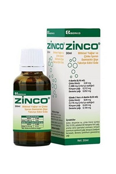 berko zinco damla 30 ml fiyati yorumlari trendyol