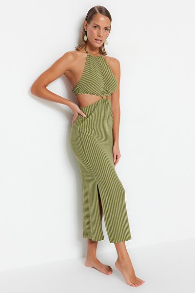 Dress - Green - Smock dress