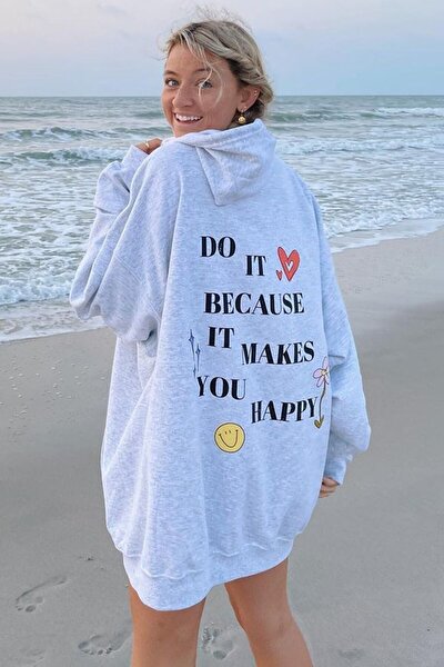 Sweatshirt - Braun - Oversized