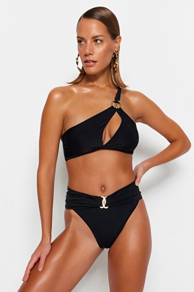 Bikini-Hose - Schwarz - Unifarben