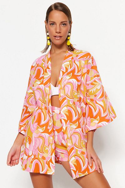 Kimono & Kaftan - Mehrfarbig - Regular Fit