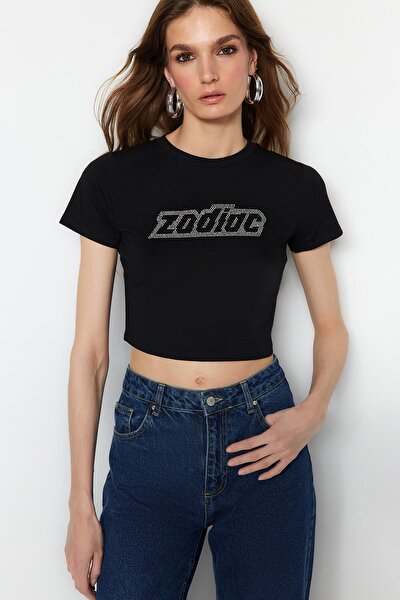 T-Shirt - Schwarz - Slim Fit