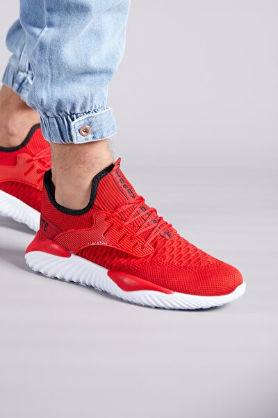 Sneakers - Red - Flat