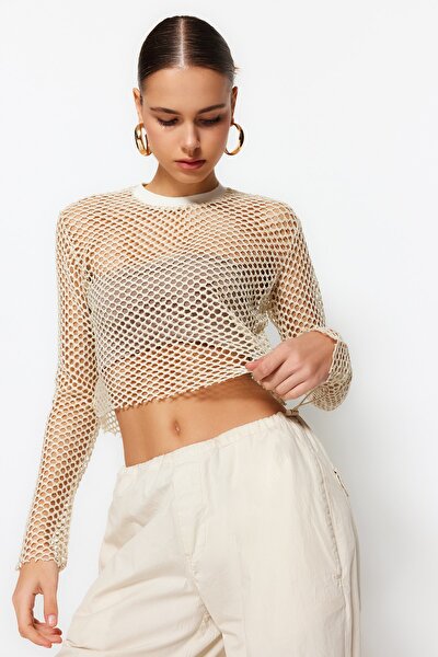 Bluse - Beige - Regular Fit