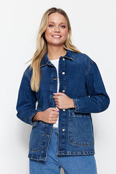 Jacke - Blau - Oversized
