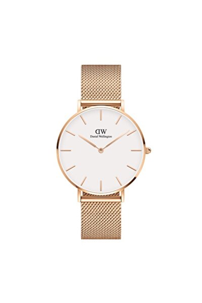 Daniel Wellington Women Petite Melrose Rose Gold Watch White