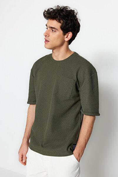 T-Shirt - Khaki - Relaxed fit