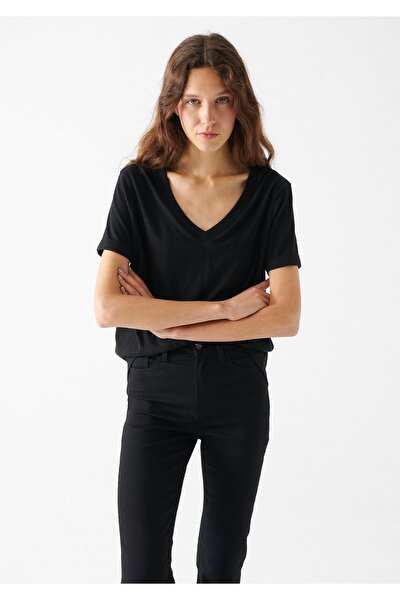 T-Shirt - Schwarz - Relaxed Fit