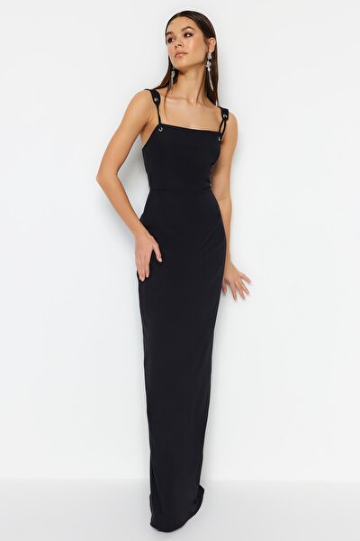 Evening & Prom Dress - Black - Shift