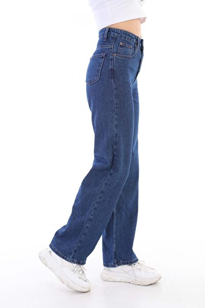 Jeans - Dunkelblau - Mom