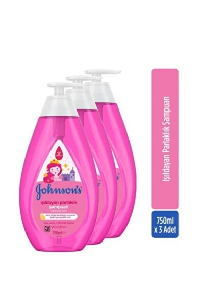 Johnson's Baby Işıldayan Parlaklık Serisi Şampuan 750 ml X3