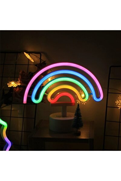 sarfex neon led isikli gokkusagi gece lambasi fiyati yorumlari trendyol