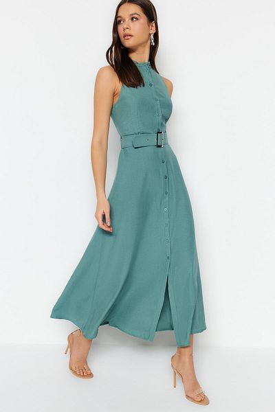 Kleid - Blau - Blusenkleid