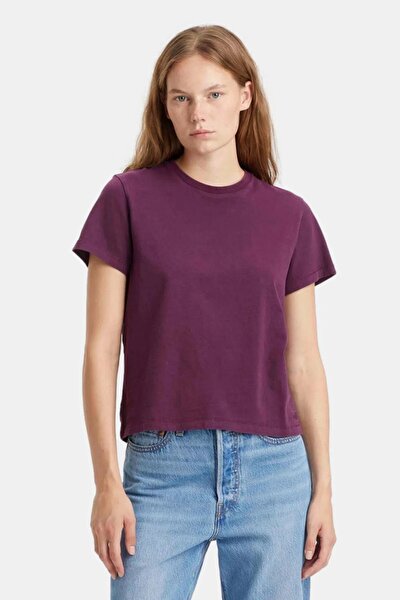 T-Shirt - Bordeaux - Regular Fit