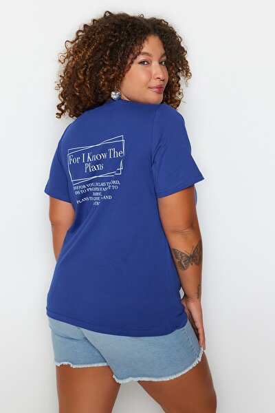 Große Größen in T-Shirt - Blau - Regular Fit