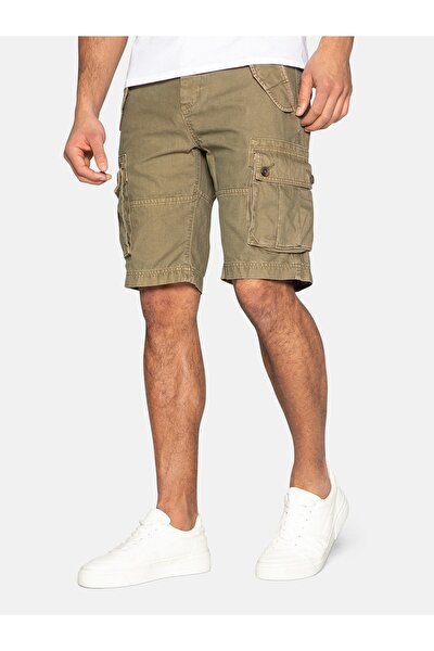 Shorts - Khaki - Mittlerer Bund
