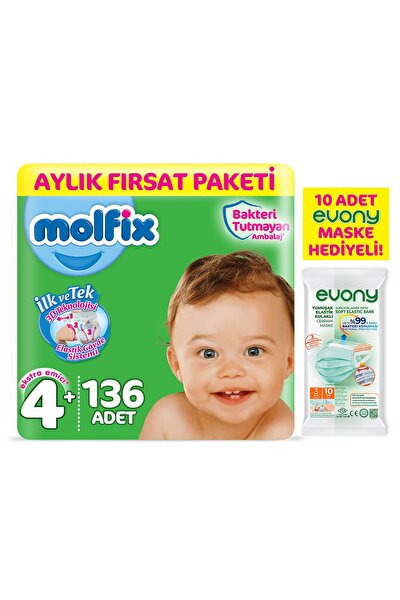 molfix bebek bezi 4 beden maxi aylik firsat paketi 152 adet fiyati yorumlari trendyol
