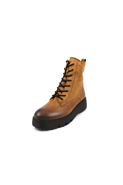 Stiefelette - Braun - Flacher Absatz