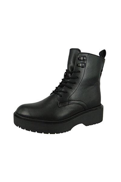 Stiefelette - Schwarz - Flacher Absatz