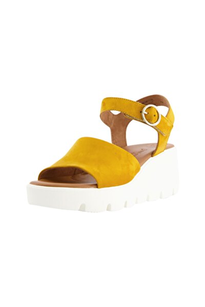 Sandalette - Gelb - Flacher Absatz