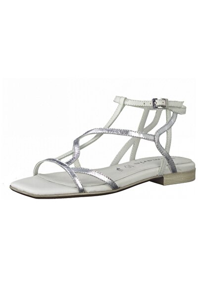 Sandalette - Weiß - Flacher Absatz