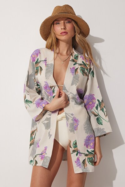 Kimono & Kaftan - Beige - Regular Fit