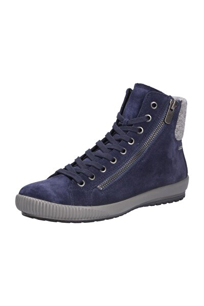 Stiefelette - Dunkelblau - Flacher Absatz