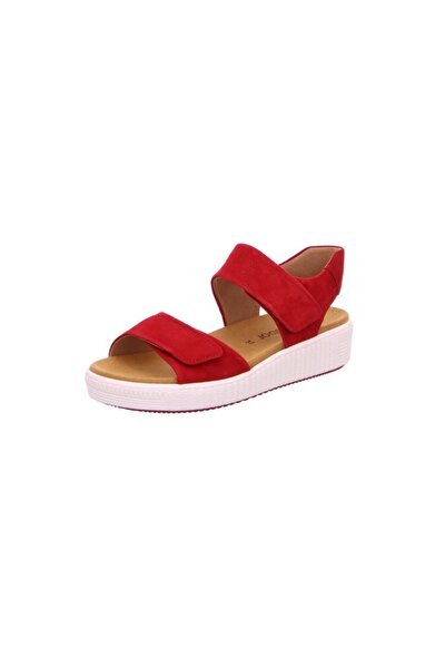 Sandalette - Rot - Flacher Absatz